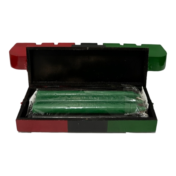 Pan African RBG Kinara Kwanzaa Set - Picture 2 of 3
